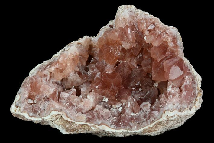 Pink Amethyst Geode Section - Argentina #127306